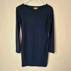 Piko 1988 Navy Blue Long Sleeve Bodycon Mini Dress Women’s Size Small